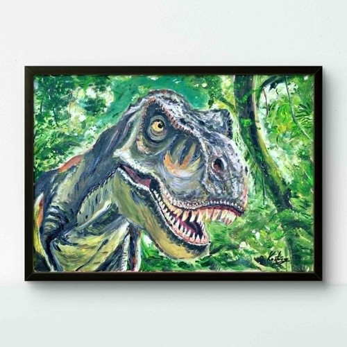 Dinosaurier wanddeko original - wanddeko,