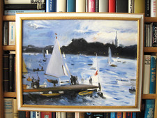 "SEGELBOOTE AUF DER ALSTER"