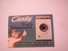 Candy - Wasch-Vollautomaten - Waschbär ? / Streichholzetikett