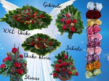 T23.51. Set Decke  Grabgesteck Totensonntag Allerheiligen Grabschmuck Gesteck