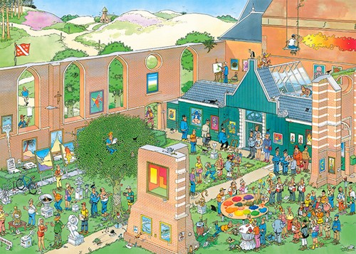 Puzzle der kunstmarkt 2000 - kunstmarkt,,