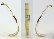 Rechteckige Longines 14K Gold-Armbanduhr Kaliber 9LT Handaufzug um 1951