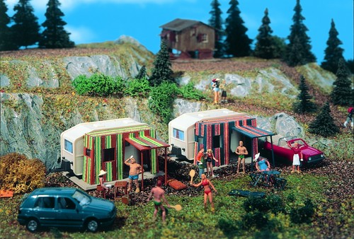 Vollmer 45145 campingwagen - h0,