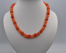 Carnelian Necklace with Smooth