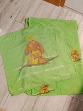 Kinderbettwäsche grün mit