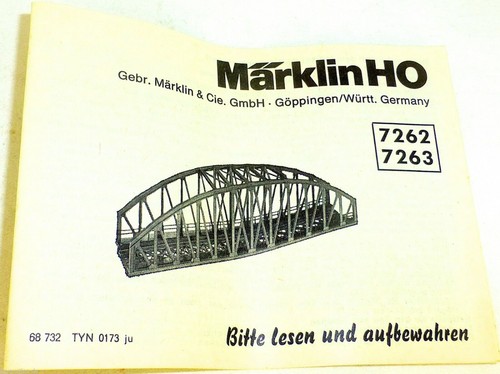 Märklin 7262 7263 anleitung - märklin,