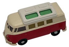 Brekina VW T1b Campingbus rot/creme H0 1:87 – Wohnmobil Bulli Samba Stil – OVP