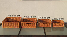 Aufbewahrungskörbe Weide Aufbewahrungsbox Schrankkörbe Regalkörbe Schrankkorb 