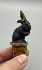 Walter Bosse Hase Bronze Patiniert Flaschen Korken Verschluss Stöpsel Rar Selten
