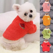 Fleece-Haustier-Kleidung Für Welpen Hunde Warmer Pullover Mantel Kleine