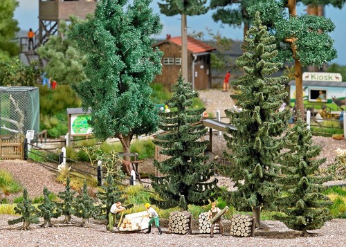 Fichten wald set spur - wald,