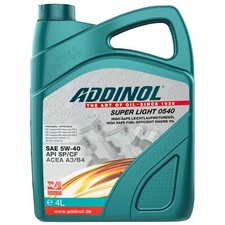 Motoröl Motor Öl ADDINOL 5W-40 Super Light 0540 4 Liter für VW Passat Polo Golf