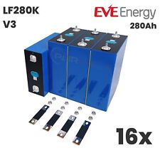 16 x EVE LF280K V3 A Grade 280 Ah LiFePO4-Zellen 3.2V Lithium-Eisenphosphat
