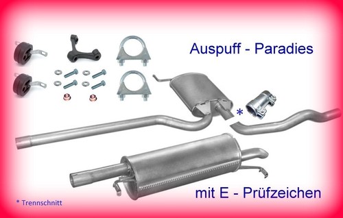 Abgasanlage auspuff - abgasanlage,