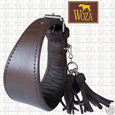 WOZA Premium Windhundhalsband Vollleder Soft Rindnappaleder Galgo Collar  G5689