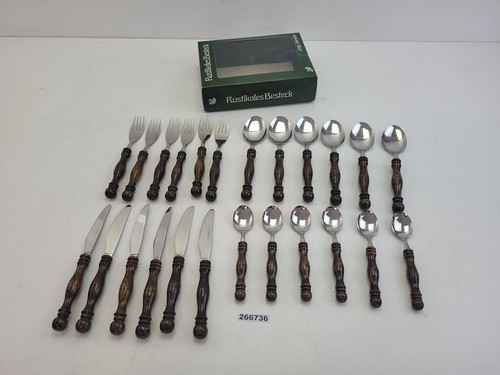 Rustikales besteck metall - besteck,