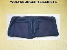 GOLF 1 CABRIO Sitzbezug Petit Point Mauritiusblau Rückenlehne Rücksitzbank VW