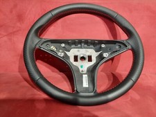 Lenkrad Mercedes C Klasse GLK W204 Lederlenkrad Neu Bezogen Leder mit Roter Naht