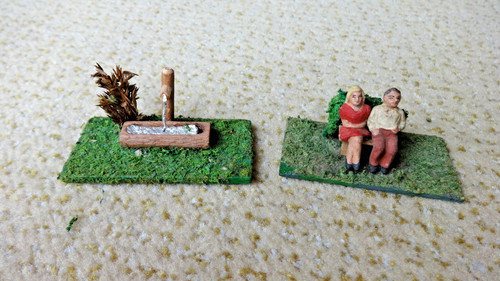 Scheffler diorama ddr - , bank