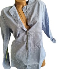 Heine B.C. Bluse Gr. 38 - 46 blau mit Punkten (121) NEU