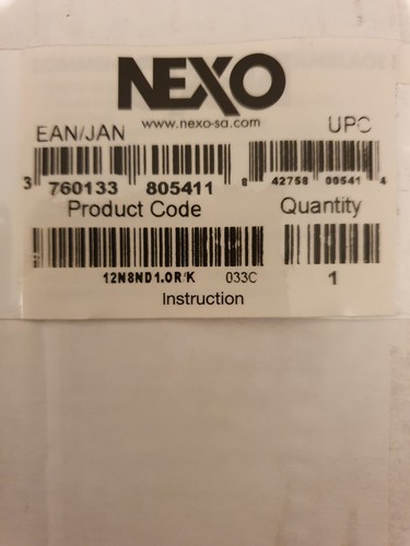 Nexo 12n8nd recone - nexo,