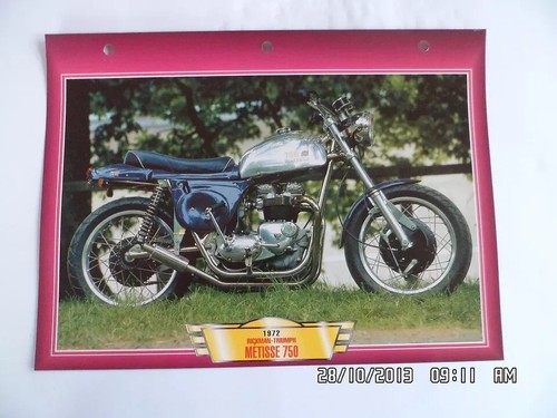 Motorradkarte rickman triumph - motorradkarte,