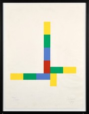 Max Bill Pencil Signed Color