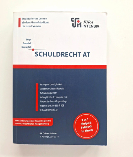 Jura intensiv schuldrecht - jura, at