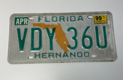 Florida vintage license plate - florida,