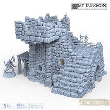 Ruined Prison Platform 28mm