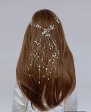 Kopfschmuck Haarschmuck  Haargesteck Kommunionkranz zum Kommunionkleid IVORY*20