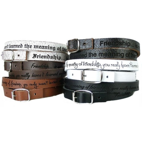 Lederarmband mit gravur - mit,