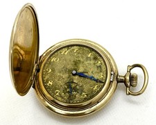 ILLINOIS WATCH CASE CO. ELGIN TASCHENUHR POCKET WATCH GOLD MADE IN USA