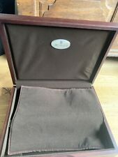 WMF Mahagoni Besteckkasten Leer für Echtsilberbesteck Leer 10 Vorleger