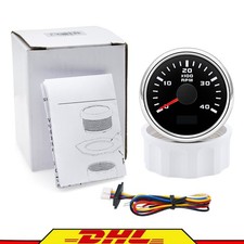 0-4000 RPM LED Tachometer 52mm