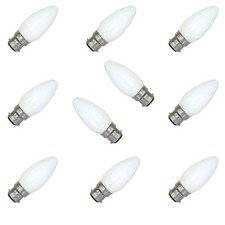 10x Leuci Glühbirne Kerze 60W