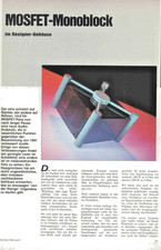 MOSFET-Monoblock  PLATINEN aus Elrad