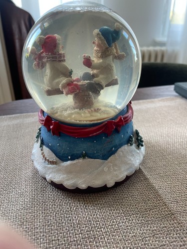 Schneekugel mit spieluhr - schneekugel, –