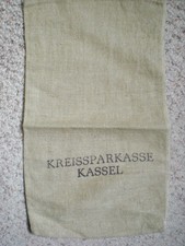 alter Jutesack Kreissparkasse Kassel für Münzgeld