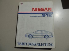 Nissan S12 Silvia Werkstatthandbuch Ausgabe 05.1984