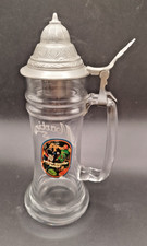 Alter WMF Lands- Knecht Seidel Krug Humpen Bierkrug Glas mit Aufschrift "MARTIN"