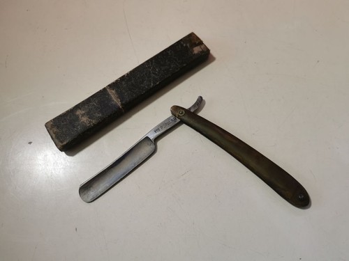 Altes rasiermesser etui - altes,