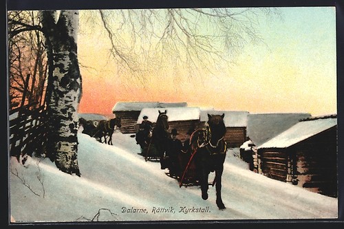 Dalarne rättvik kyrkstall - dalarne,, rättvik,