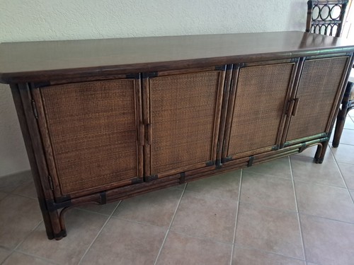 Sideboard braun rattan - sideboard,,
