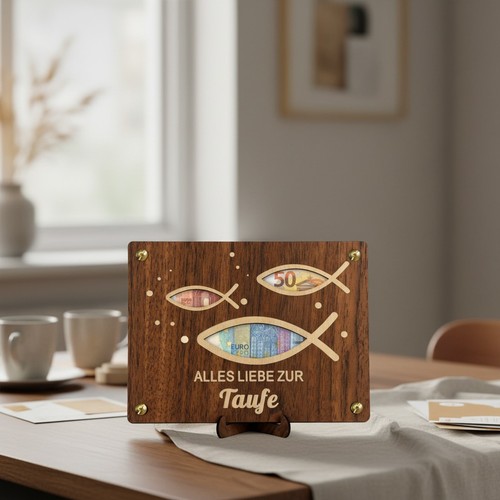 Taufgeschenk holz geldgeschenk - taufgeschenk,