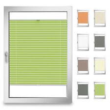 Plissee Faltrollo nach Maß zum Bohren Jalousie in der Glasleiste Rollo