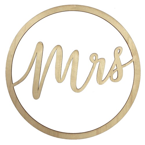 Holz schild mrs - mr, &