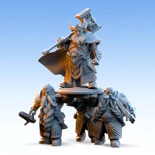 3D Druckfigur Wargame Zwergen