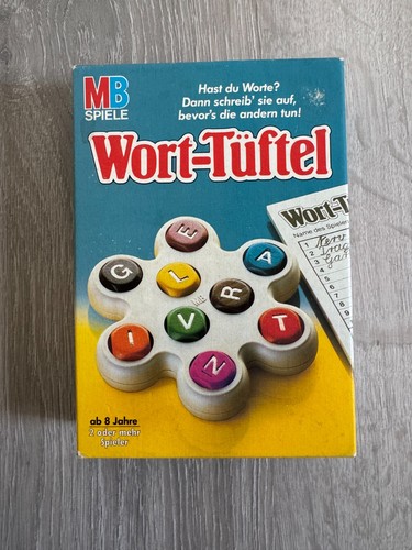 Wort tüftel spiele - spiele, 1984