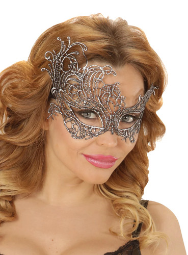 Silberne spitzenmaske antik - antik,